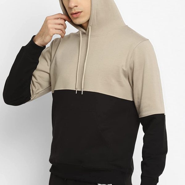 high quality 2025 100%cotton men hoodies unisex high quality plain blank solid color winter street wear sweatshirts for men