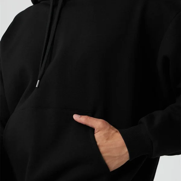 plus size men's custom pullover sweatshirts wholesale cotton hoodies oversized hoodies knitted men's