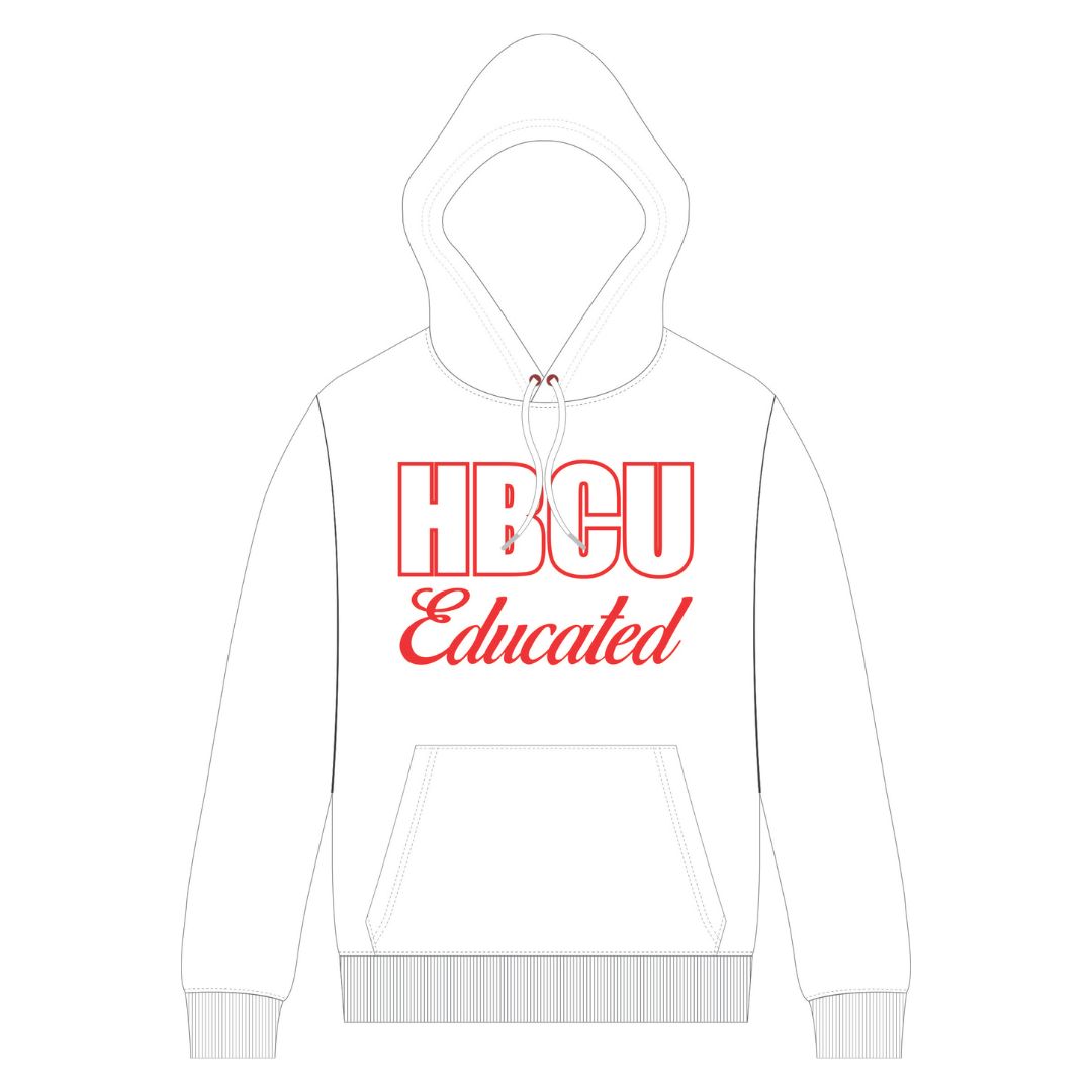 white men hbcu educated pullover hoodie red chenille and embroidered design greek life apparel custom college clothing white men hbcu educated pullover hoodie red chenille and embroidered design greek life apparel custom college clothing