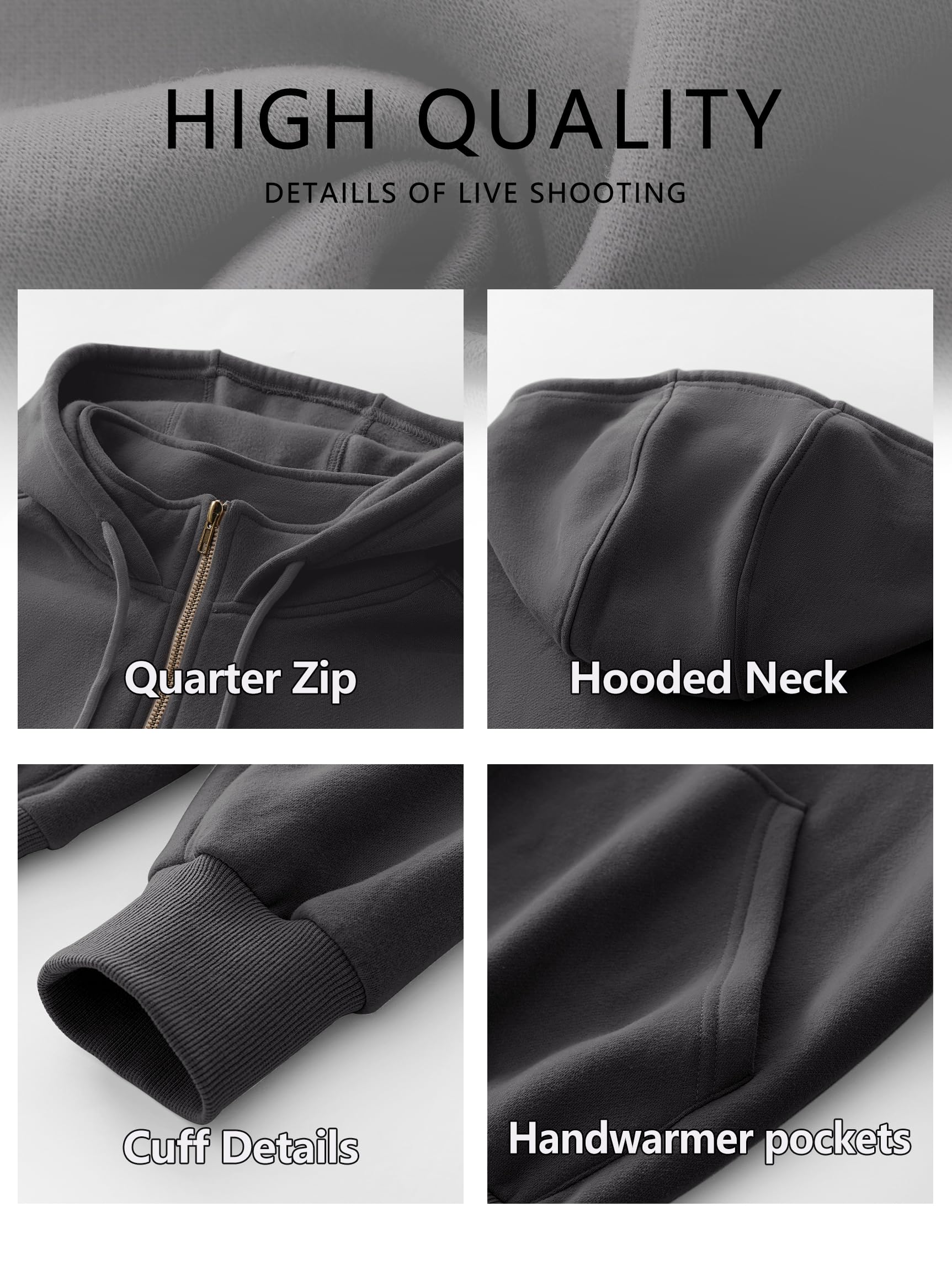 heavy weight custom zip hoodie with zipper thick full zip up hoodies unisex men's loose fit 1/4 zip pullover sweatshirt heavy weight custom zip hoodie with zipper thick full zip up hoodies unisex men's loose fit 1/4 zip pullover sweatshirt
