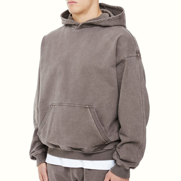 men's custom oversize stone washed distressed hoodie cotton french terry hooded sweatshirt high quality pullover hoodies for men men's custom oversize stone washed distressed hoodie cotton french terry hooded sweatshirt high quality pullover hoodies for men