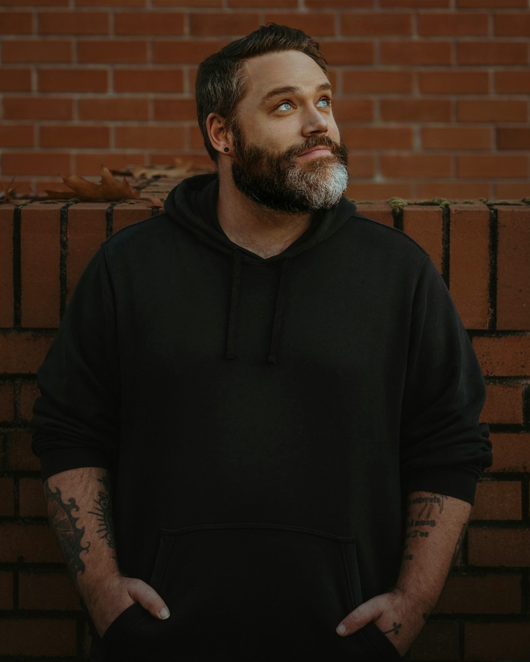 social-feed-img-03 Tattooed Bearded man. Self portrait. Branding photography taken by Lance Reis KickassDesigns on IG